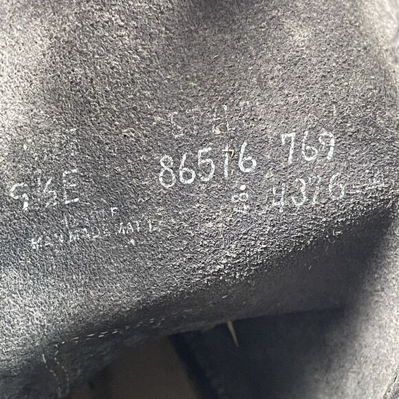 Vintage Cowboy Western Leather Boots Men's 9.5 E Pull On Steel Toe 86516 - Picture 9 of 10